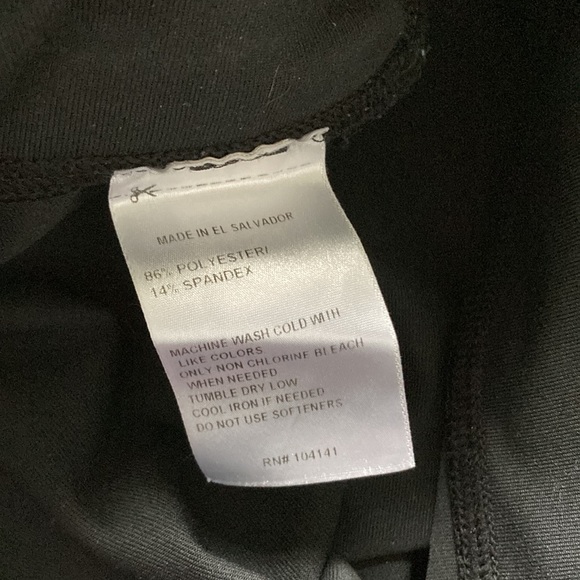 Reebok | Capri Dry Fit Leggings Black Small Athletic Sport Yoga - Picture 8 of 9